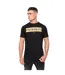 Mens Kratmoss T-shirt Black Crosshatch-2