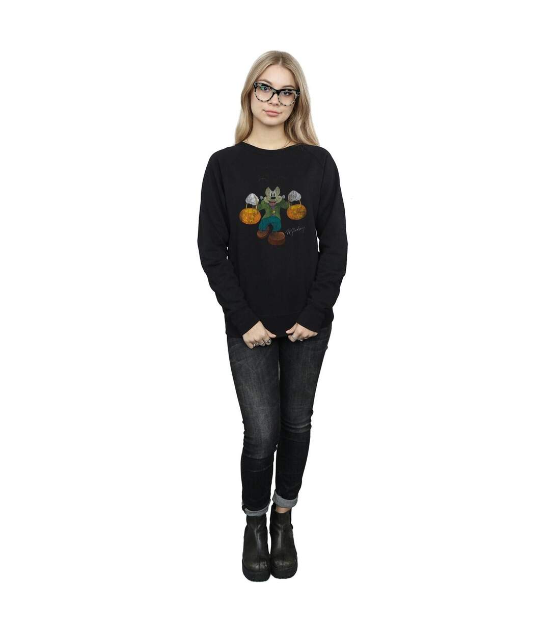 Disney - Sweat FRANKENSTEIN MICKEY MOUSE - Femme (Noir) - UTBI9027-4