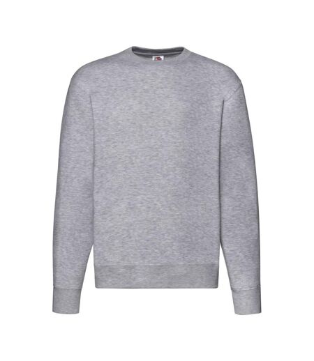 Sweat Premium Homme Gris Chiné Fruit Of The Loom