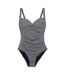 Maillot de bain 1 pièce femme bleu marine / blanc Regatta-1