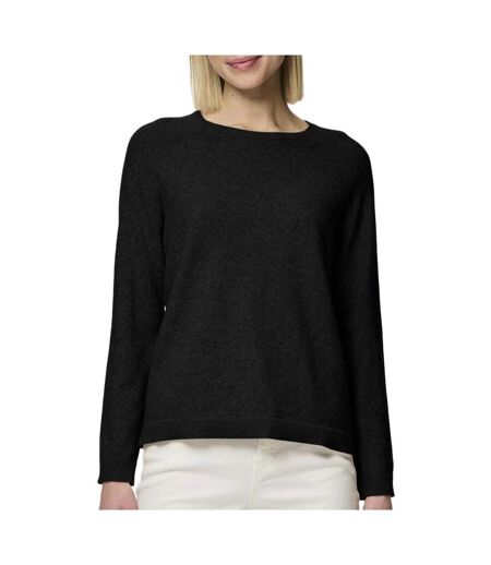 Pull noir femme pieces bree knit