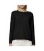 Pull noir femme pieces bree knit-1