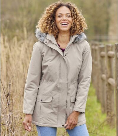 Women's Water-Repellent Microtech Parka