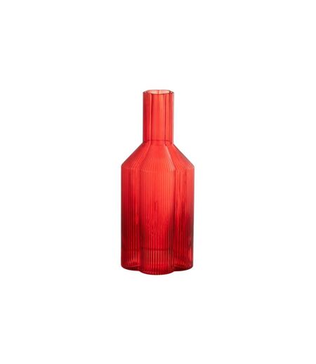 Carafe en Verre Fiole 27cm Rouge