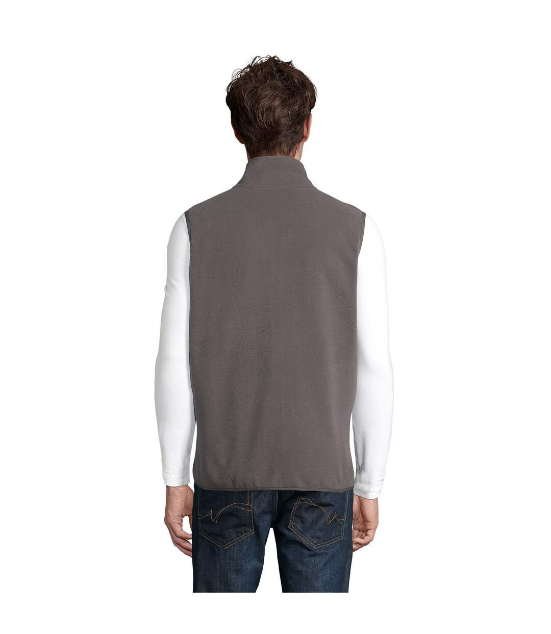 Veste Sans Manches Factor Adulte Gris Charbon Uni SOLS-3