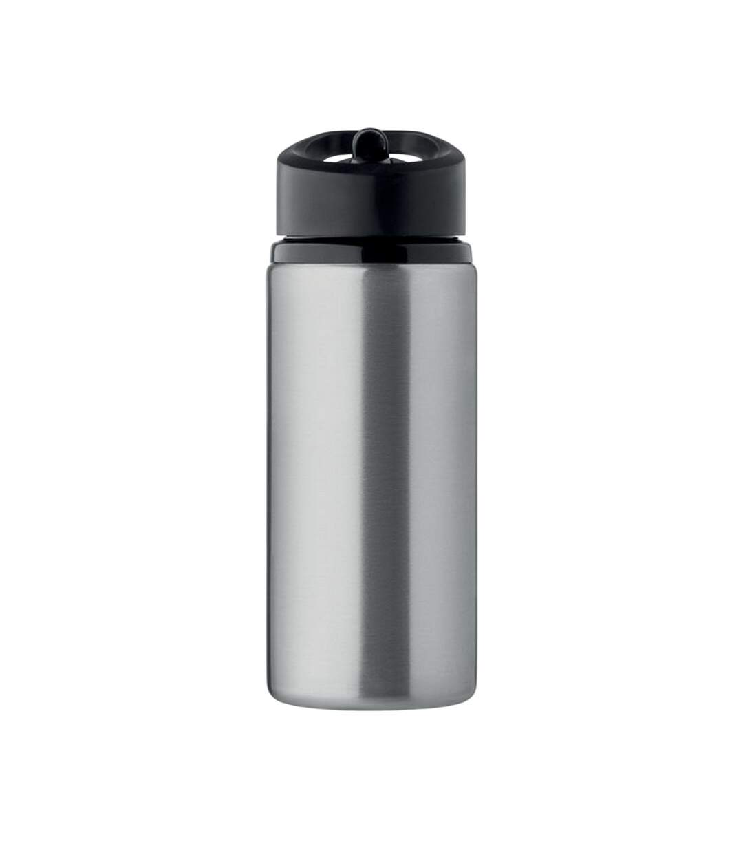 Spot Single Wall 500ml Water Bottle One Size Matt Silver MidOcean-3
