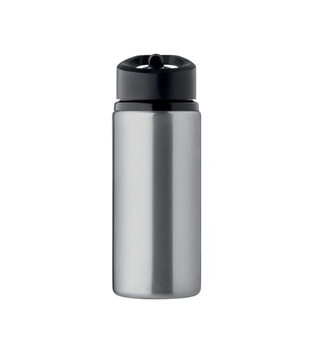 Spot Single Wall 500ml Water Bottle One Size Matt Silver MidOcean