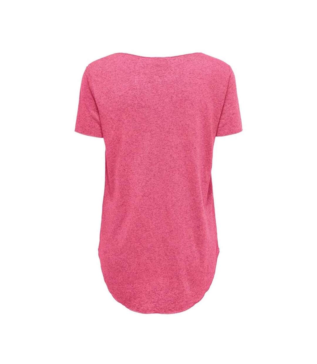 T-Shirt Rose Foncé Femme JDY Linette - S