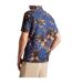 Unisex Adult Belmar Linen Blend Short-sleeved Shirt Navy Ted Baker-2