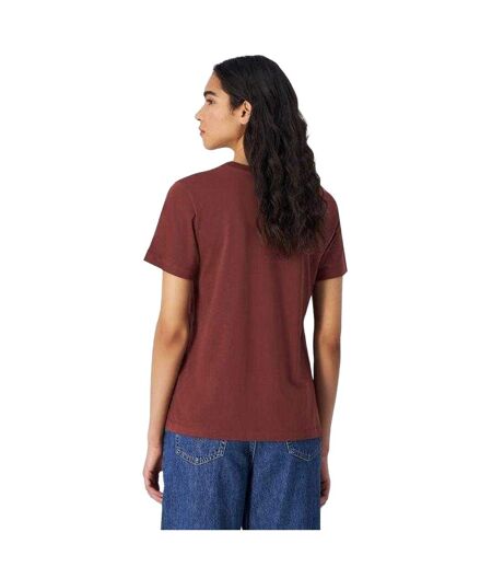 T-shirt Motif/style Logo Femme Marron Champion