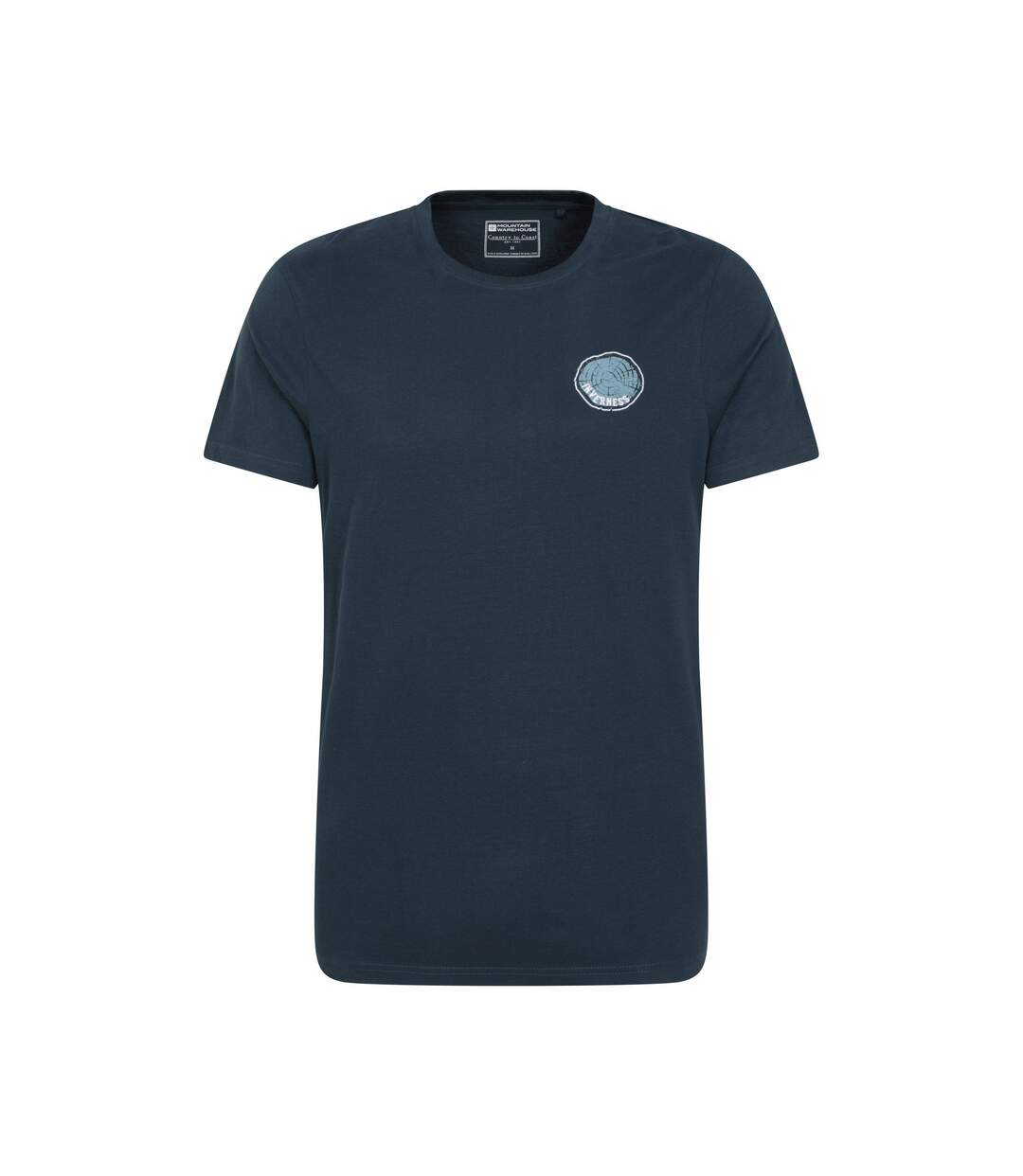 T-shirt Inverness Homme Bleu Foncé Mountain Warehouse-1