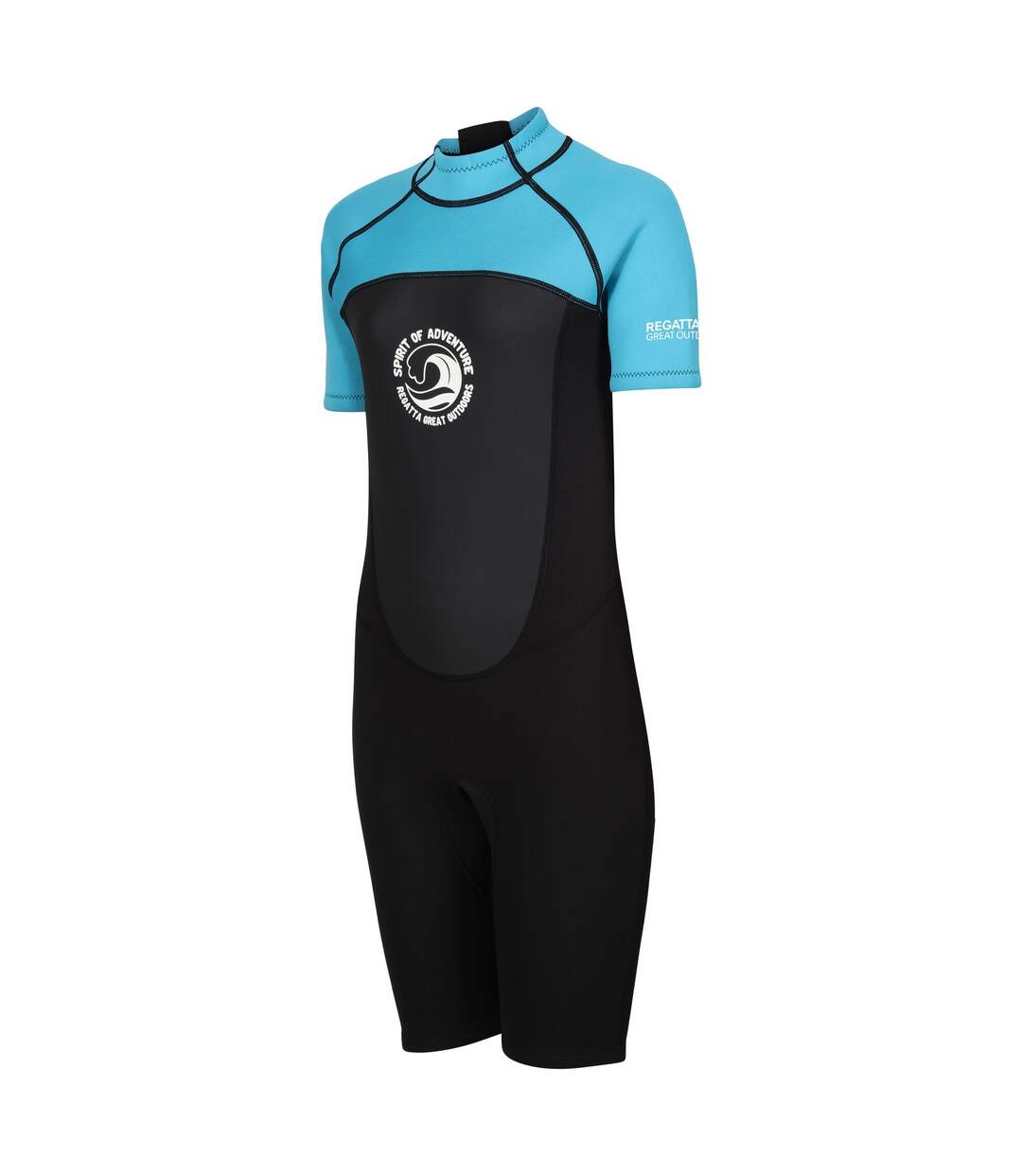 Combinaison De Plongée Shorty Femme Bleu Tahoe Noir Regatta-3