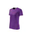 Womens/ladies Classic New T-shirt Violet Adler-1