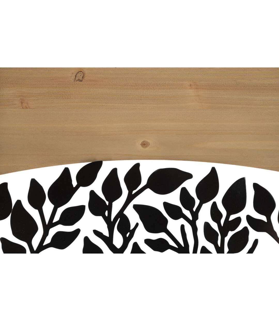 Lot de 3 Décorations Murales Encadrées Arc 105cm Noir & Naturel-3
