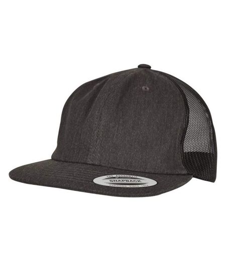 Casquette Trucker Noir Brut Flexfit