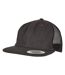 Casquette Trucker Noir Brut Flexfit-4
