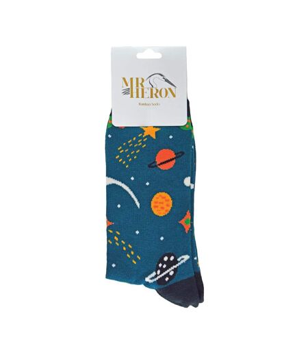 1 Pack Mens Space Enthusiast Bamboo Socks