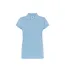 Womens/ladies Regular Polo Shirt Sky JHK-1