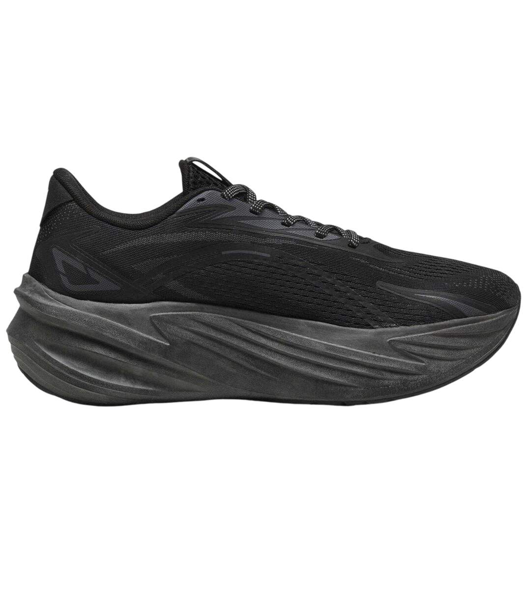 Mens Pro Running Trainers Triple Black Puma-1