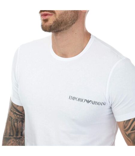 Pack of 2  Mens underwear logo t-shirt  white/black Emporio Armani