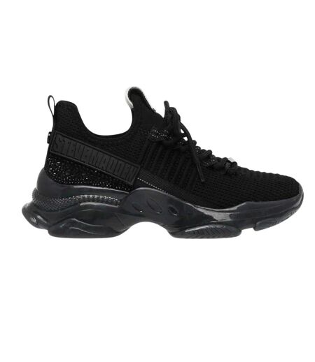 Womens/ladies Maxilla-r Trainers Black Steve Madden