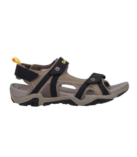 Mens crater sandals dark taupe/light taupe Hi-Tec