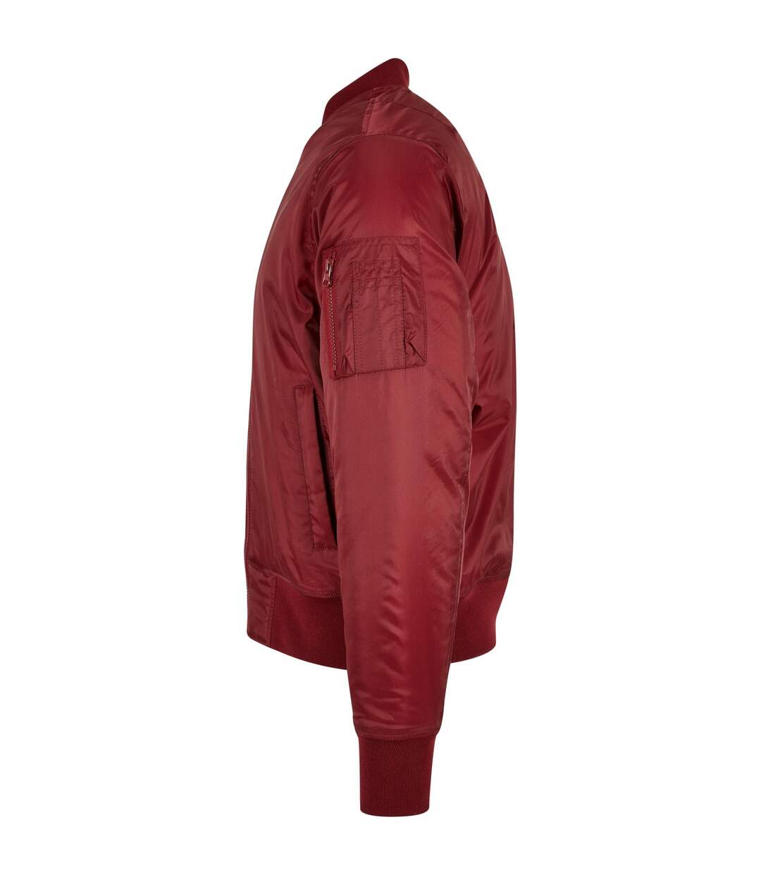 Blouson D'aviateur Homme Bordeaux Build Your Brand-4