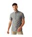Mens Checked Packaway Travel Shirt Treetop Regatta-1