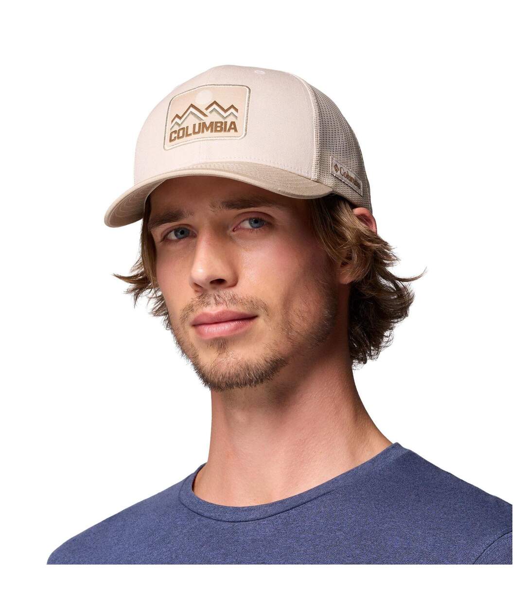 Casquette Trucker Motif/style Logo Homme Taupe Columbia-1