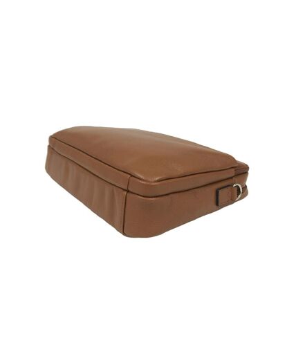 Katana - Cartable femme en cuir 14 2 cpts - camel - 8639