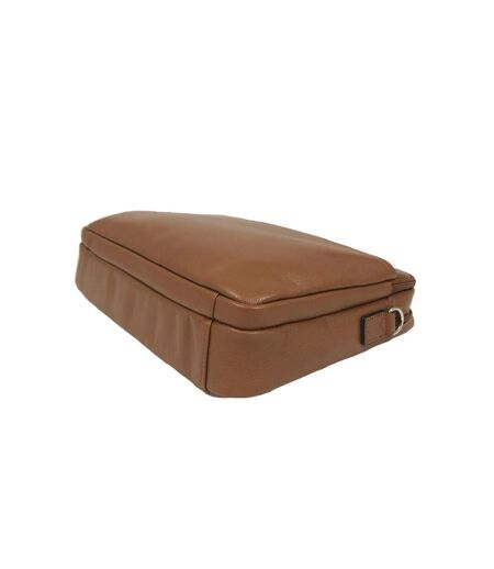 Katana - Cartable femme en cuir 14 2 cpts - camel - 8639