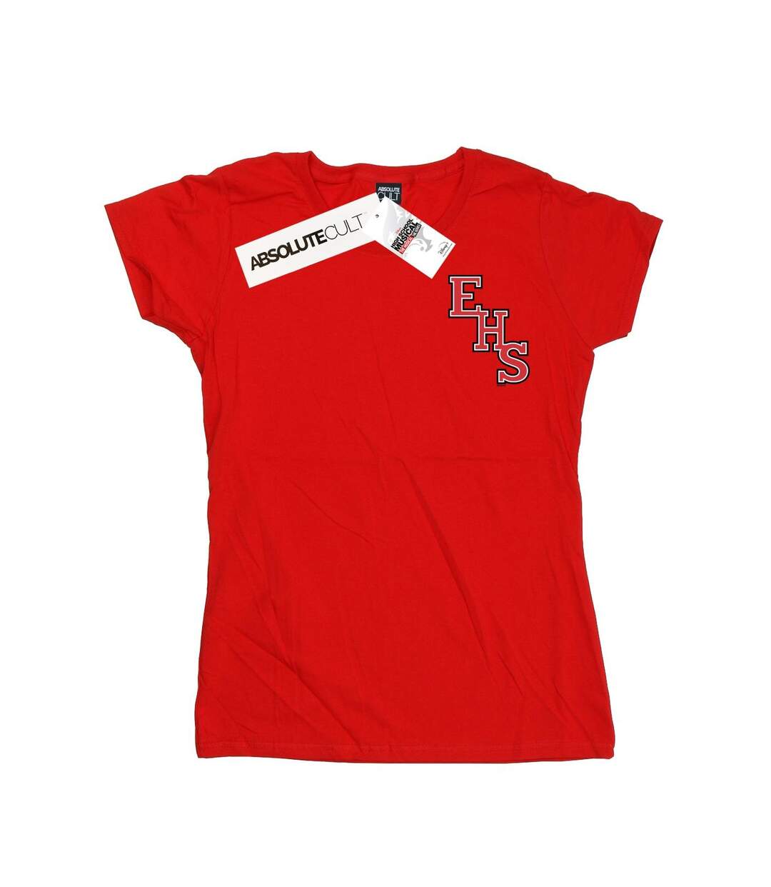 Disney - T-shirt HIGH SCHOOL MUSICAL THE MUSICAL EHS LOGO BREAST PRINT - Femme (Rouge) - UTBI24338-1
