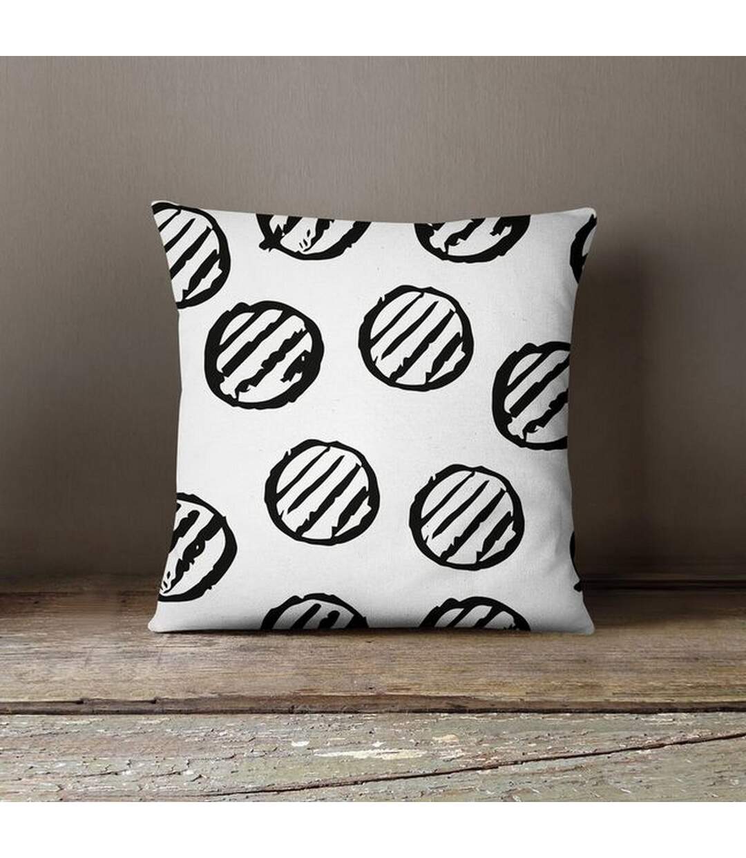 Housse de coussin design flick Black and White-1