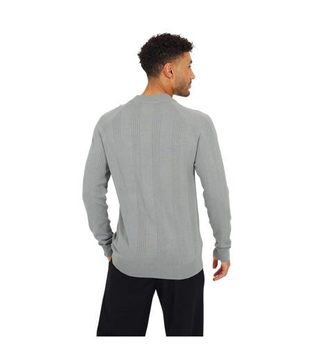 Pull Manches Longues Homme Gris Pâle Chiné Brave Soul