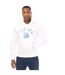 Mens S-ginn 9-d Hoodie White Diesel-2
