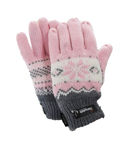 Gants Thermiques Thinsulate 3m 40g Femme Rose Floso