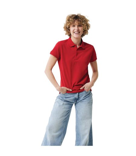 Womens/ladies yosemite pique polo shirt red Iqoniq