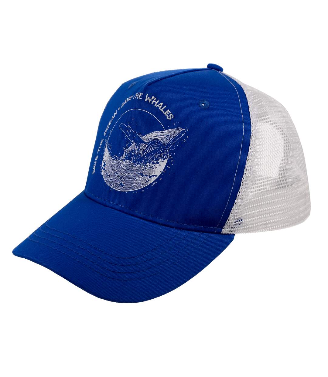 Regatta Mens Tassian Whale Trucker Cap (Lapis Blue/White) - UTRG7348