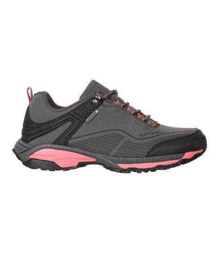 Womens/ladies Collie Waterproof Running Trainers Grey Mountain Warehouse