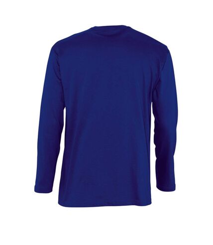 SOLS Mens Monarch Long Sleeve T-Shirt (Ultramarine)