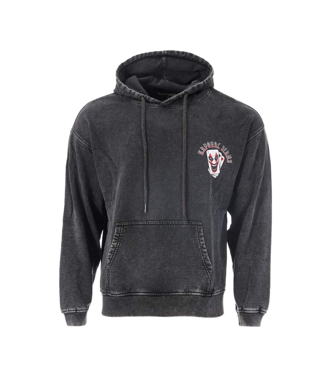 Sweat à capuche gris homme kaporal vince - xxl-1