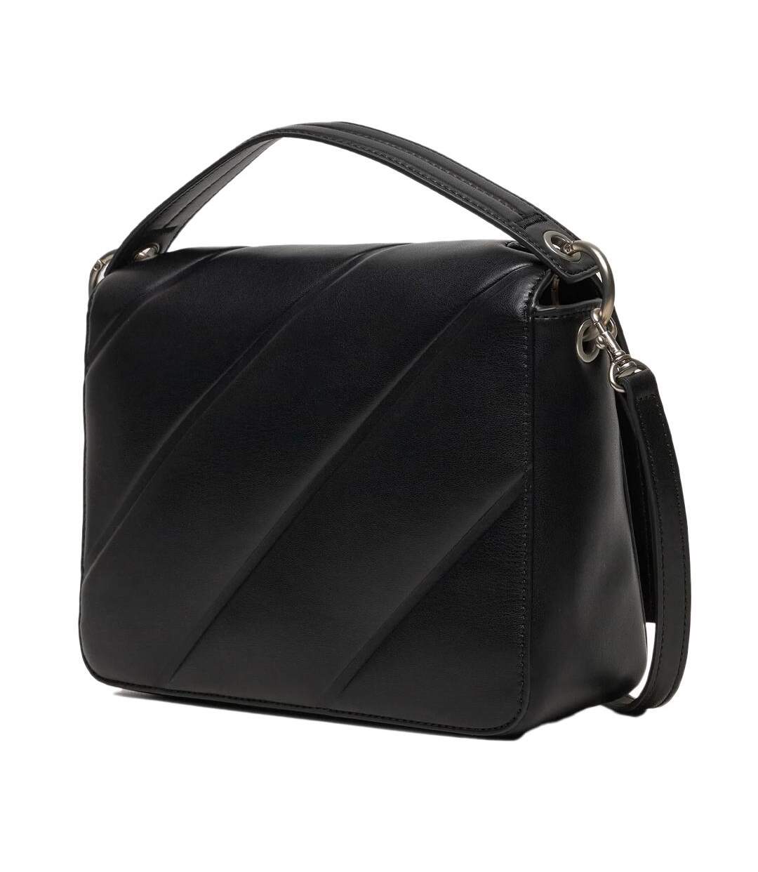 Sac Bandoulière Noir Femme Calvin Klein Jeans Quilted Boxy Flap - Taille unique-2