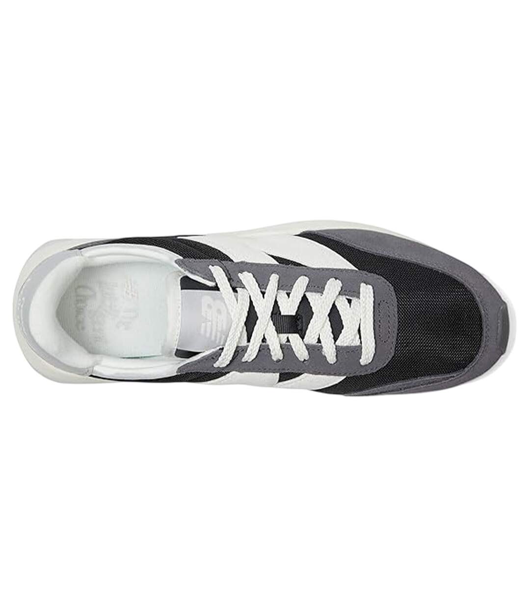 Mens 370 Suede Trainers Black New Balance-3