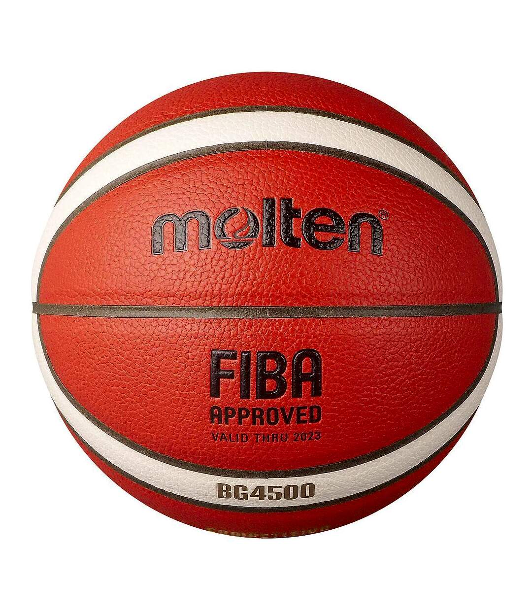 Ballon de basket premium taille 7 marron clair / blanc Molten-1