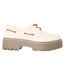 Womens/ladies Stone Street Nubuck Platform Boat Shoes Natural Timberland-1