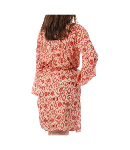 Robe beige/orange femme vila vilola