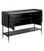 Buffet 2 portes et 2 niches Teddy - Noir-3