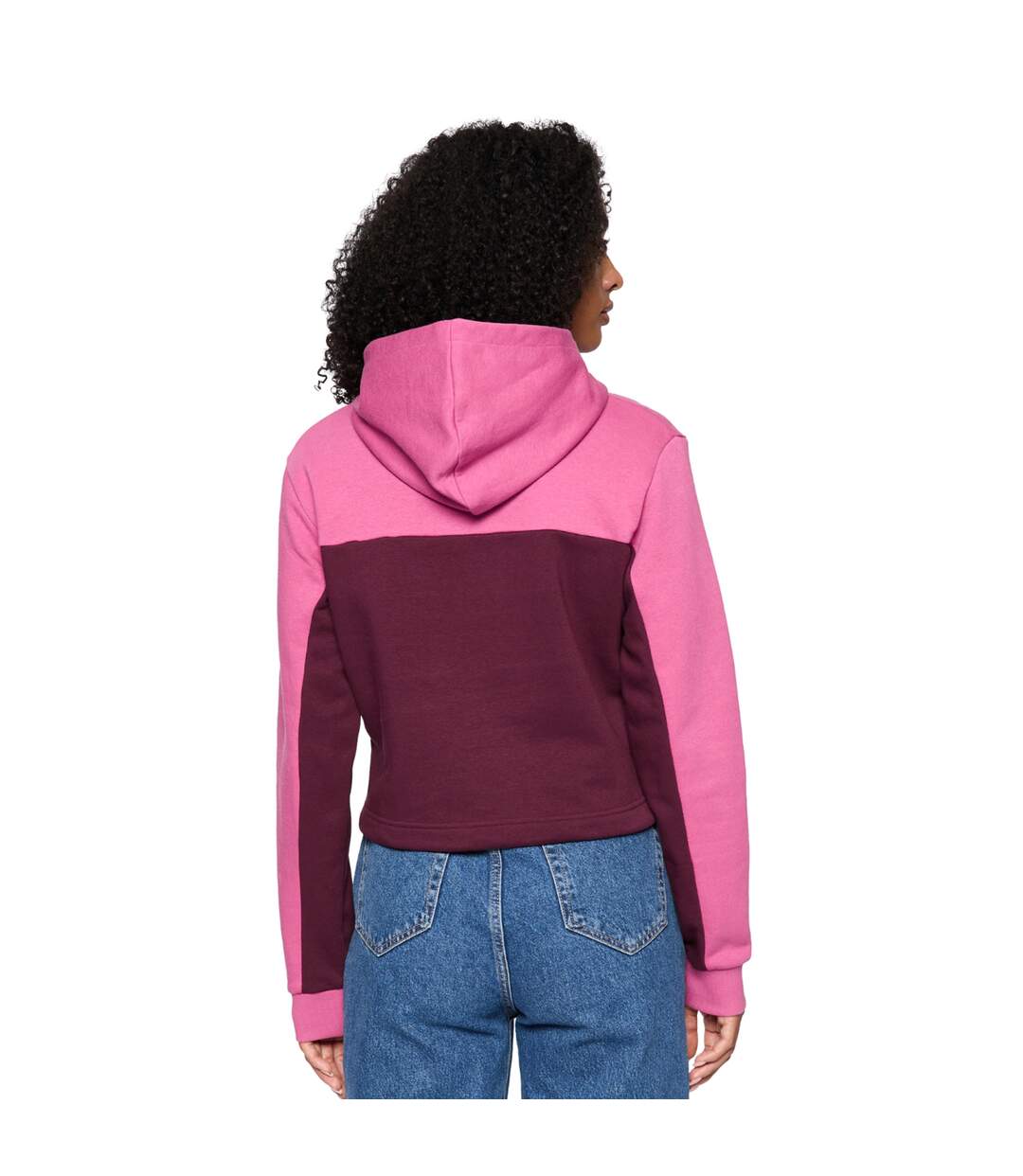 Sweat À Capuche Laagna Femme Rose Bordeaux Fila-3
