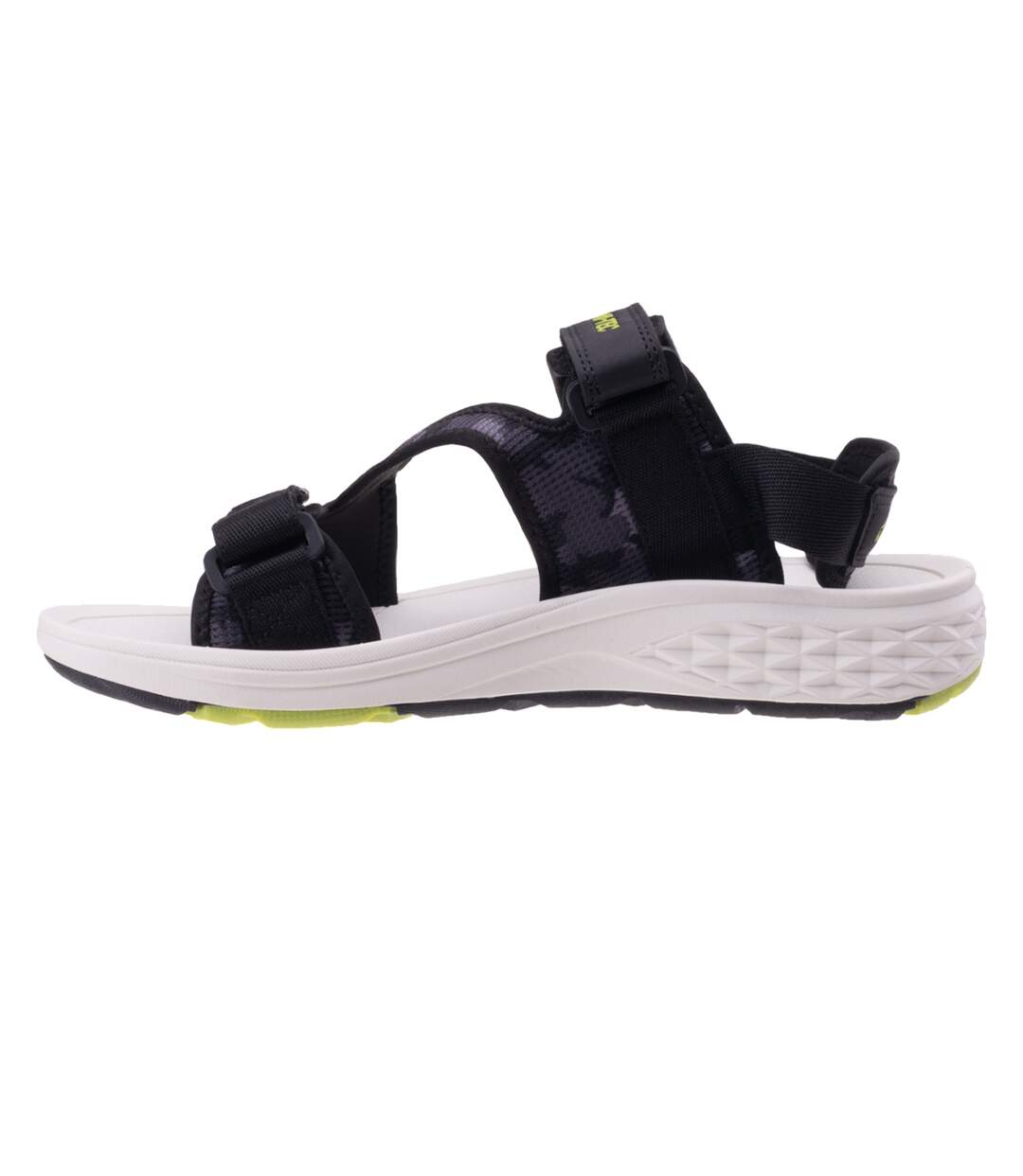 Sandales Tocel Homme Noir Gris Moyen Vert Clair Hi-Tec-3