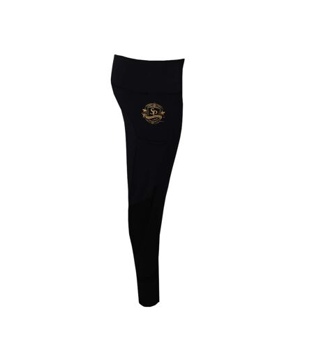 Supreme Products - Legging SHOW RIDER - Femme (Noir / Doré) - UTBZ4747
